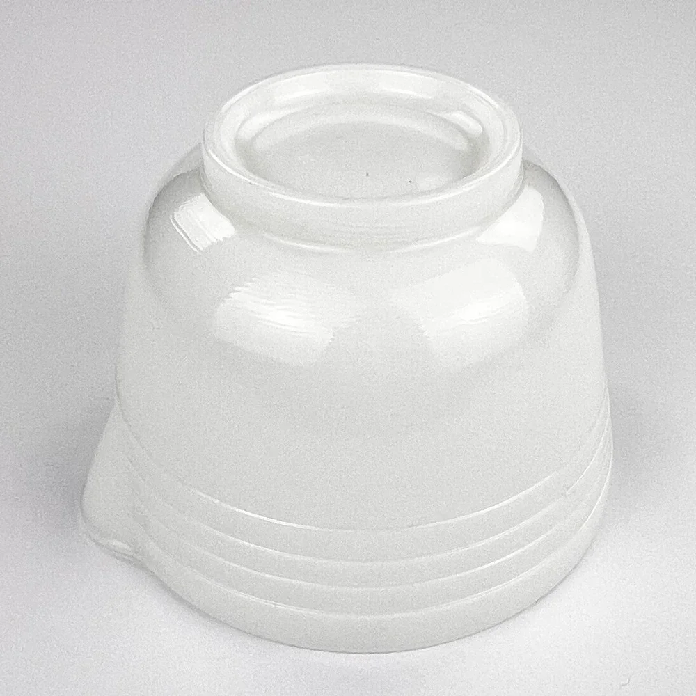 Vintage White‎ Milk Glass Mixing Bowl 6